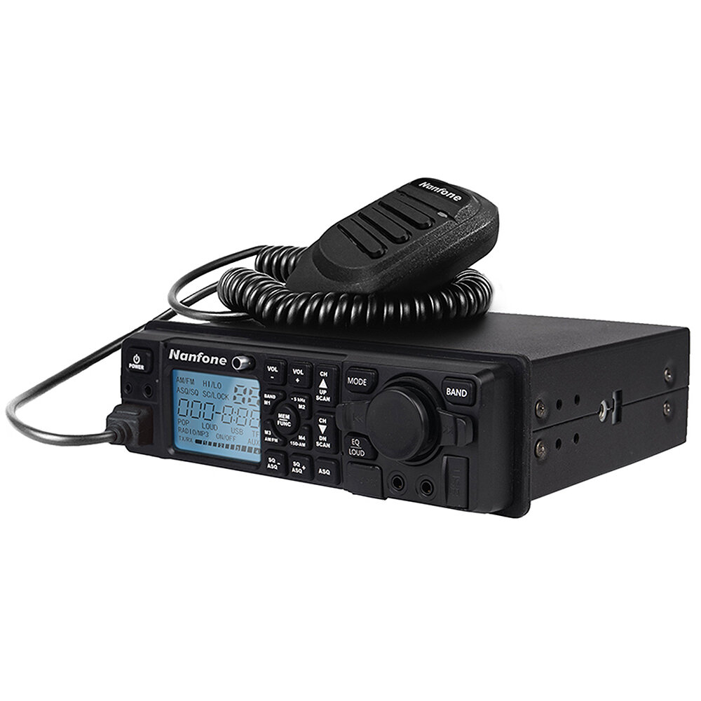 Nanfone CB8500 CB Radio 25.615-30.105MHz Combineert MP3 Bluetooth Walkie Talkie AM/FM Scanner Ontvan