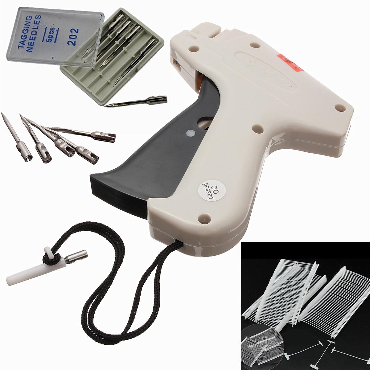 CLOTHING PRICE LABEL TAGGING TAG TAGGER GUN WITH 1000 fastners 