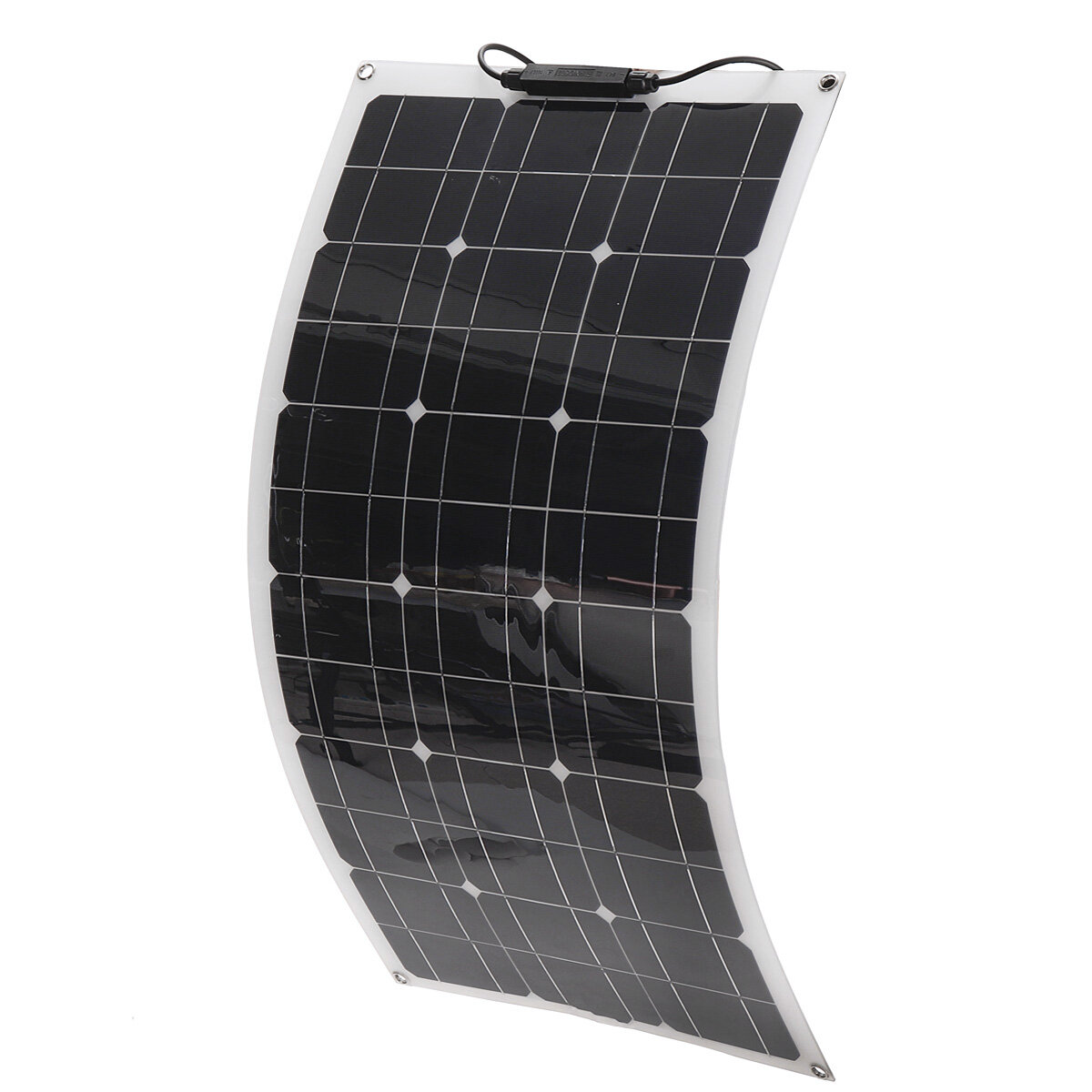 80W 18V Solarpanel flexibles Batterieladegerät LED-Taschenlampe Stromgenerator Camping Reisen