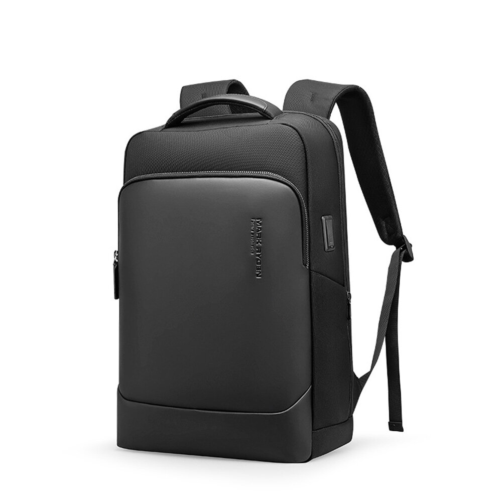 MARK RYDEN MR1981 Large Capacity Business Backpack Waterproof Travel Backpack with USB Charging Port for 15.6 inch Lapto