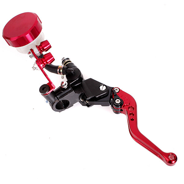 CNC Red Universal Motorcycle Brake Clutch Lever Master Cylinder