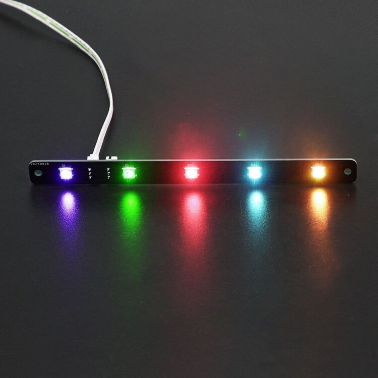Programmeerbare RGB-lichtstrip-uitbreidingskaart Colorful LED-module ondersteunt cascading Colorful 