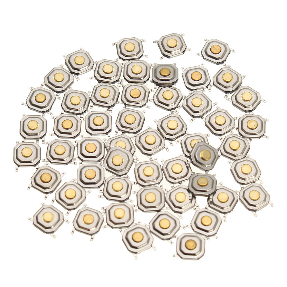 1000Pcs DC12V 4 Pins Tact Tactile Push Button Switch Momentary SMD Switch 5x5x15MM