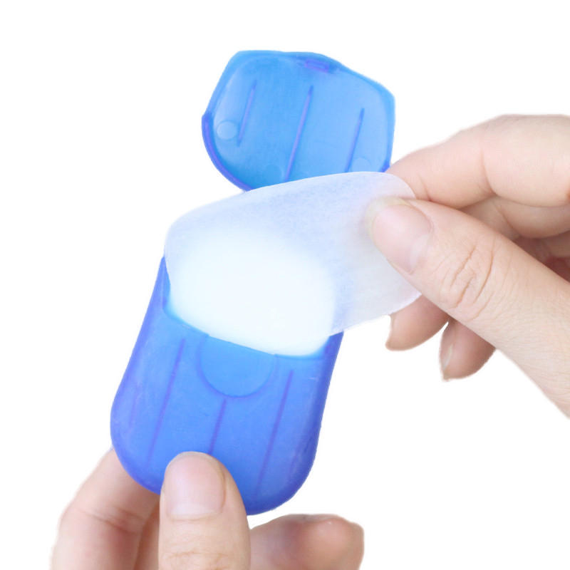 IPRee ™ 20 Pcs Σαπούνι Χαρτιού Εξοπλισμός Εξωτερικού Καθαρισμού Travel Sterilizer Portable Hand Washing Small Sheet