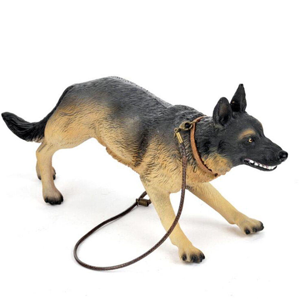 

1/6 Scale Police Dog Action Figure Accessories Military Soldiers German Shepherd Toys Mini Animal Figures