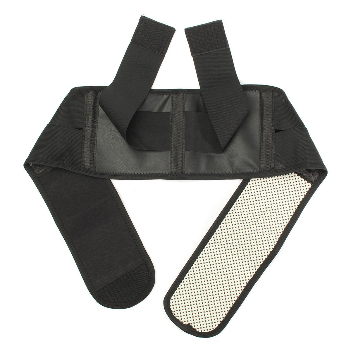 S/M/L Self Heating Infrared Magnetic Therapy Tourmaline Back Support Brace Lumbar Belt