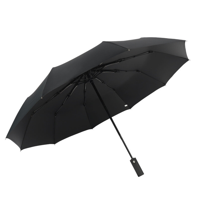 

AGSIVO Travel Automatic Folding Umbrella Sun and Rain 10 Ribs Reinforced Windproof UPF 50+ UV Protection Auto Open Close