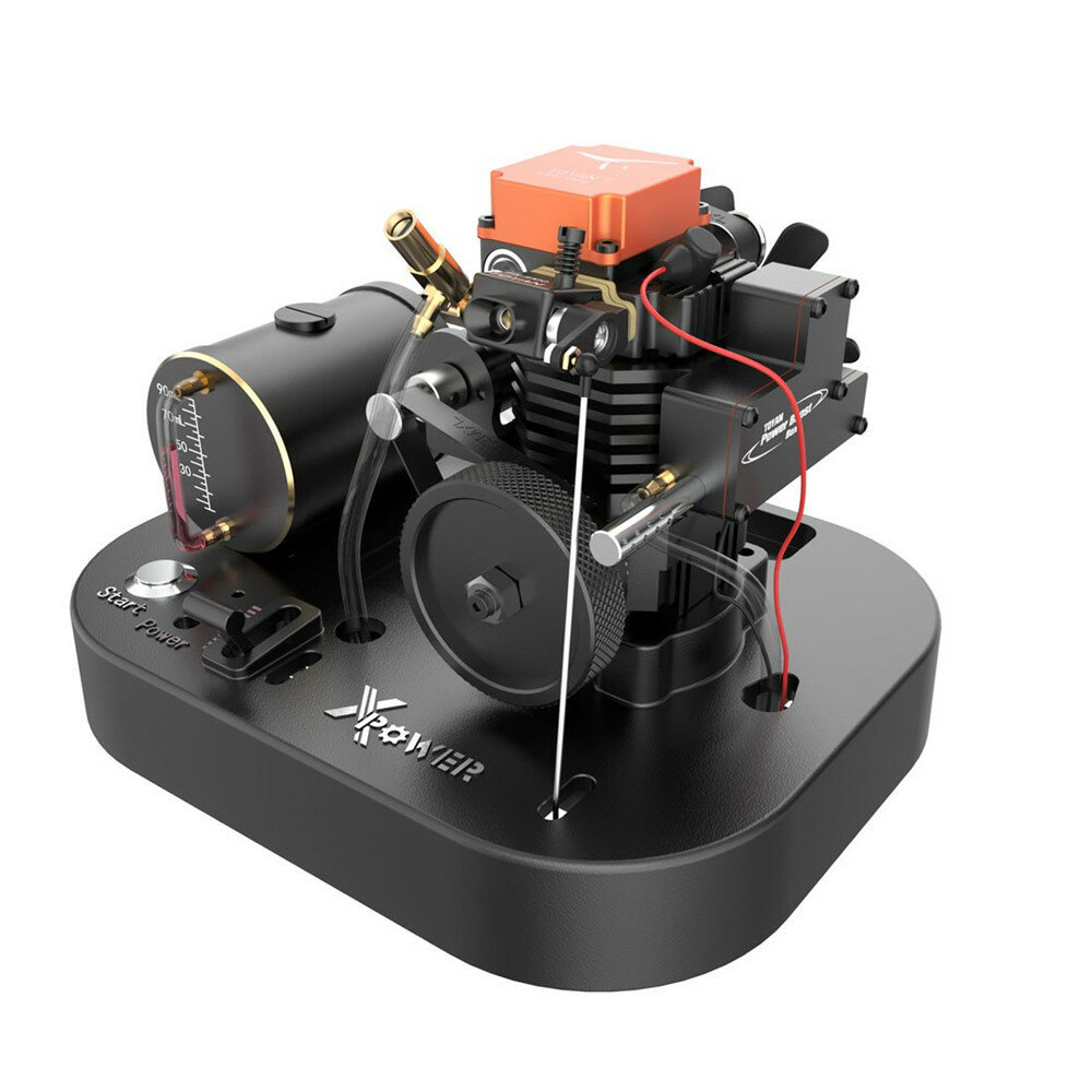 Toyan FS-S100A 4 Stroke Methanol DIY Engine Set with Based All Start Kits for 1/8 1/10 RC Car Boat Vehicles Model