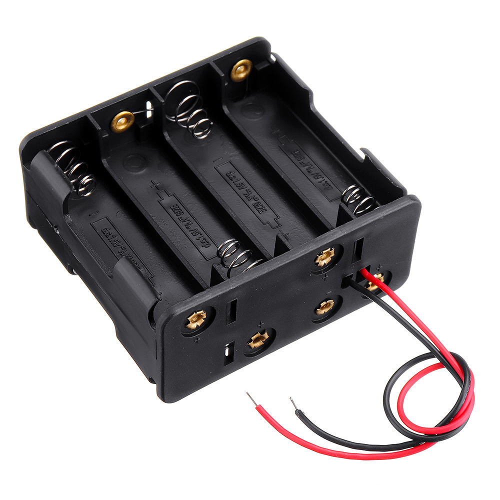 8 slots AA-batterijhouder Plastic doos Opbergdoos voor 8 * AA-batterij