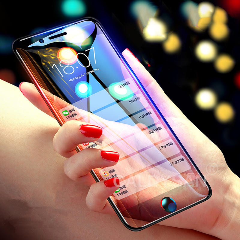 Bakeey 10D Gebogen rand Koud Carving Gehard Glas Screen Protector voor iPhone 6/6s