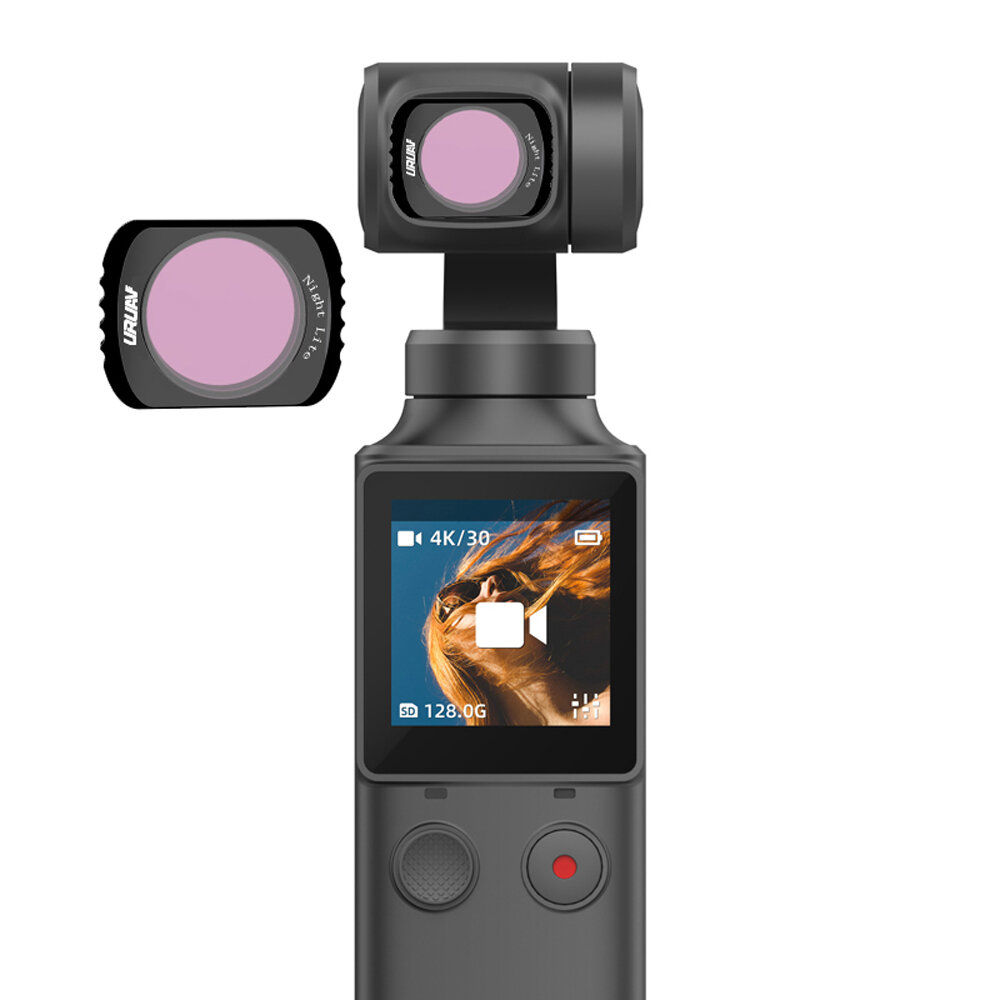 

URUAV FP-2 Camera Lens Filter ND4/ND8/ND16/ND32/CPL/STAR/NIGHT Combo Set for FIMI PALM Pocket Handheld Gimbal Camera Acc