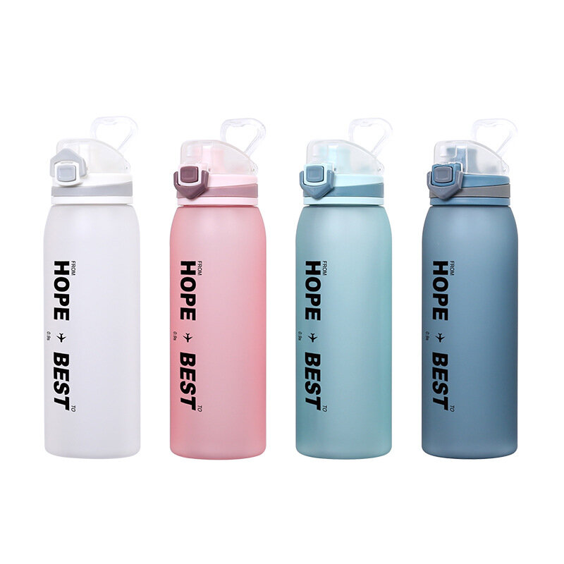 DILLER 31oz 900ML Tritan BPA-mentes vizes palackok szivárgásmentes zárral, hordozható, nagy kapacitású kültéri sportital kanna.