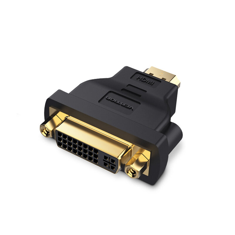 Vention ECCB0 DVI to HD Adapter 1080P HDTV Converter Male to Female Bi-Directional HD to DVI Connect