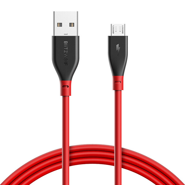 best price,blitzwolf,ampcore,ii,bw,mc11,2.4a,micro,usb,cable,1m,discount
