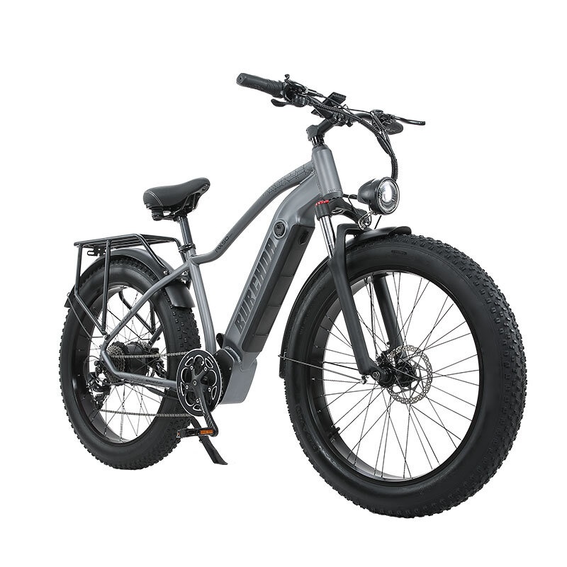 

[EU DIRECT] BURCHDA RX50 Electric Bike 48V 17.5AH Battery 1000W Motor 26*4.0inch Tires Oil Brake 60-70KM Mileage 180KG M