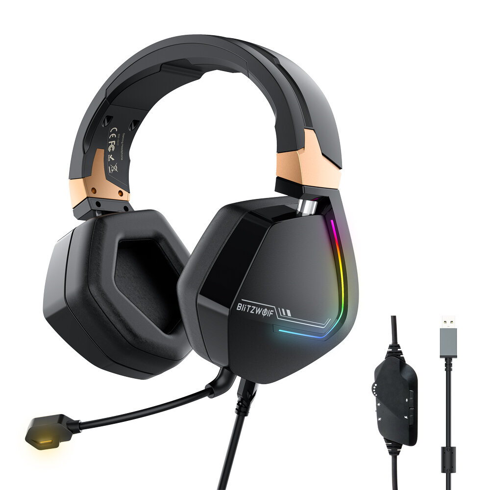 Gaming Headphones BlitzWolf BW-GH2 7.1 PC PS3 PS4