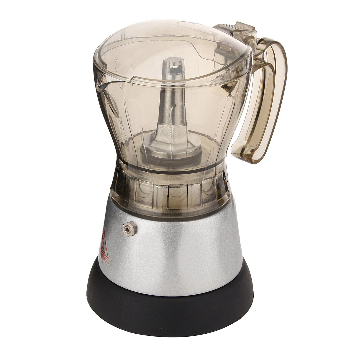 4 Cup Automatic Transparent Acrylic Coffee Maker Percolator Moka Pot Stovetop Espresso Pot Machine