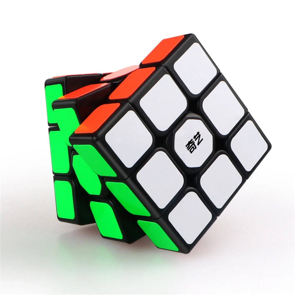 Qiyi sail w 3x3x3 magic cube 5.6cm black/white game speed cube educational puzzle toys for children gifts