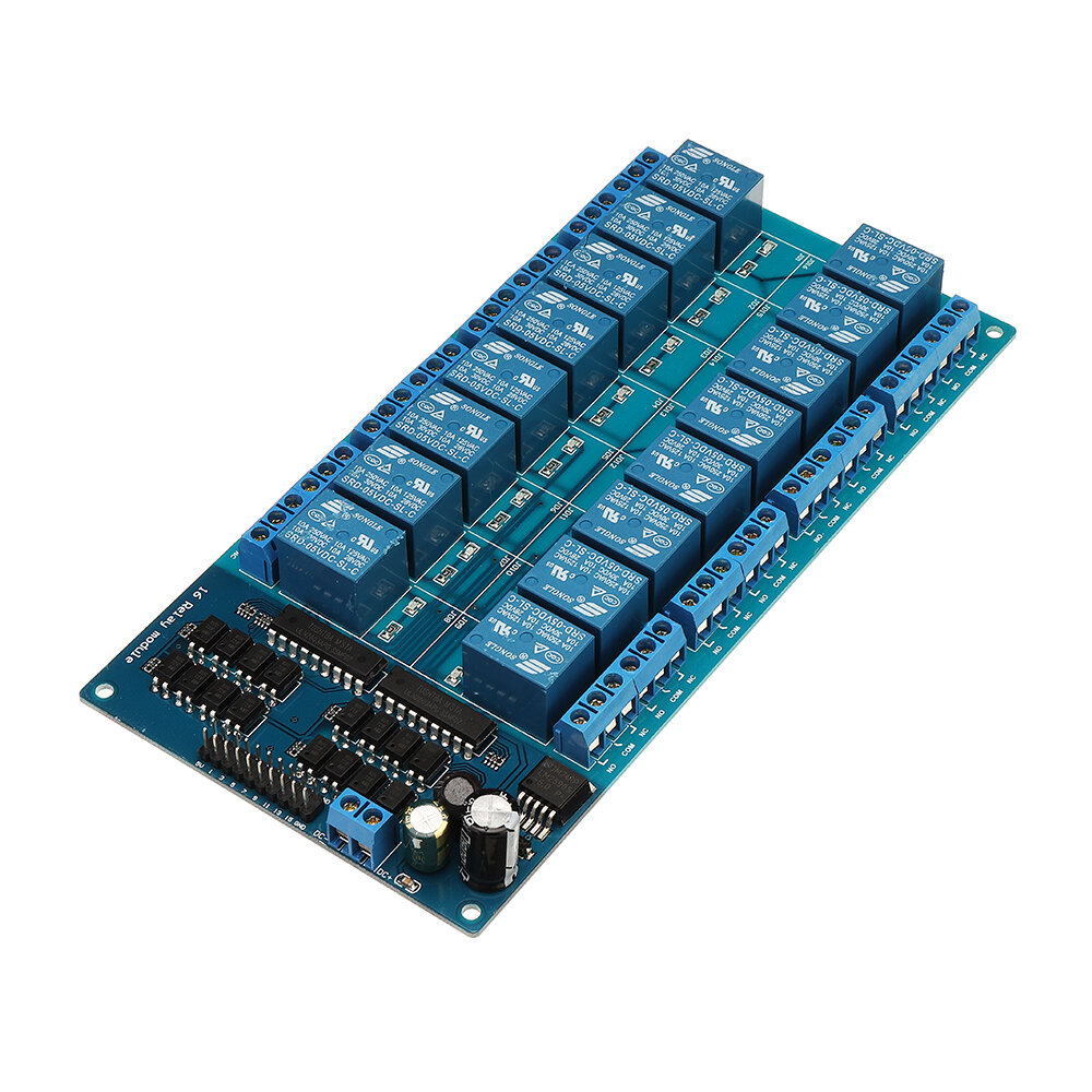 BESTEP 16 Channel 5V Relay Module LM2596 With Optocoupler Protection Low Level Trigger For Auduino