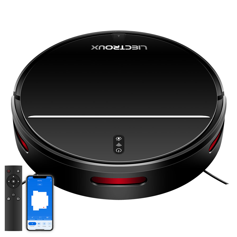

Liectroux M7S PRO Robot Vacuum Cleaner Smart Dynamic Navigation WiFi App Alexa with 200ML Water Tank Wet Mopping