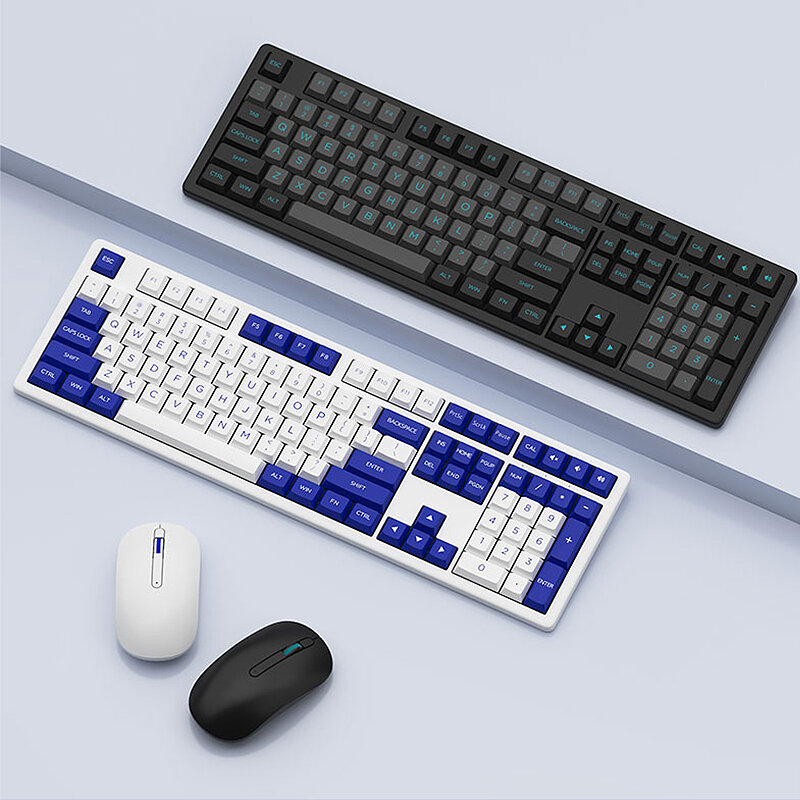 Klawiatura bluetooth KKO MX108 Wireless Keyboard Mouse Set BT za $25.99 / ~113zł