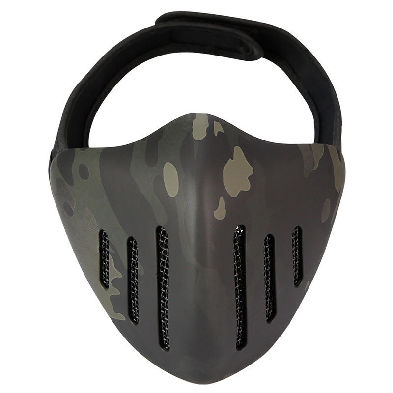 ACTIE UNION MK036 TPU Tactisch masker Outdoor Jacht Fietsen Sportmaskers met hoofdbedekking-camoufla