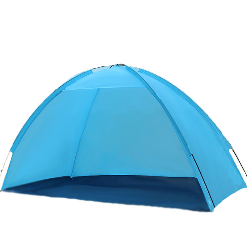 En plein air 1-2 personne tente de camping monocouche imperméable à l'eau UV parasol de plage