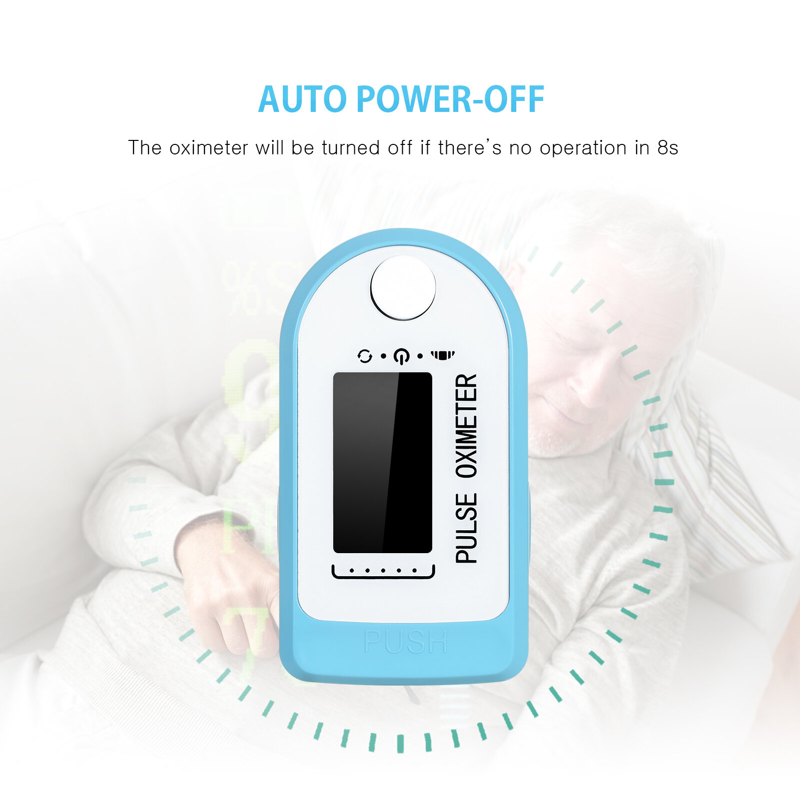 bluetooth Fingertip Pulse Oximetro SpO2 PR PI Oximeter De Dedo Android IOSAPP血中酸素飽和度心拍数検出酸素濃度計