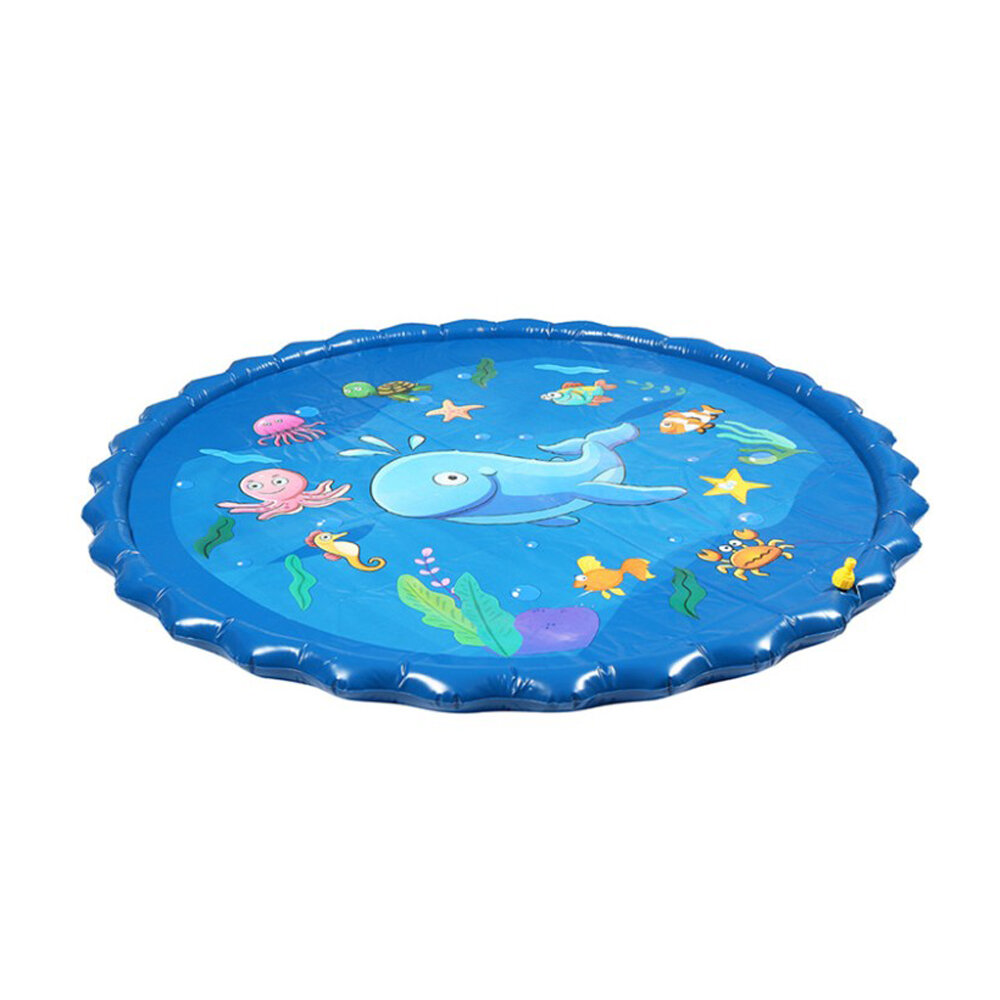 110/160/170cm Splash Water Cushion Baby Inflatable Patted Pad Playing Sprinkler Mat Outdoor Garden S