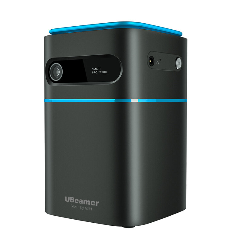

AUN Ubeamer 1pro DLP Projector Android 9.0 300 ANSI Lumens 4K Decode 2+16GB Bluetooth 4.2 7000mAh Battery Supported Home