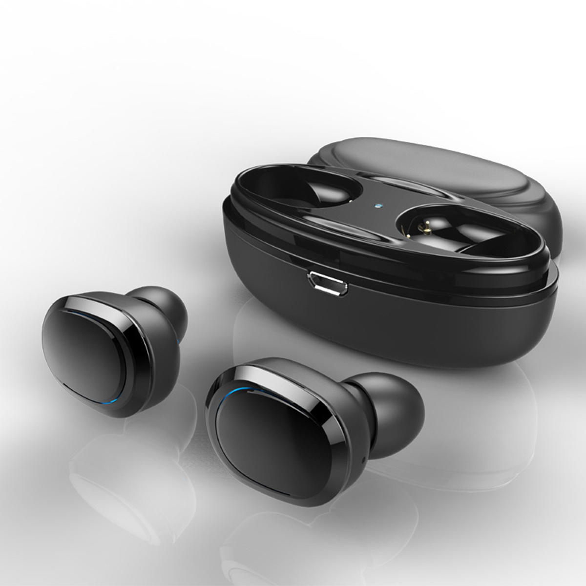 [True Wireless] T12 TWS Wireless Bluetooth Auricolare Cuffia stereo binaurale con ricarica Scatola