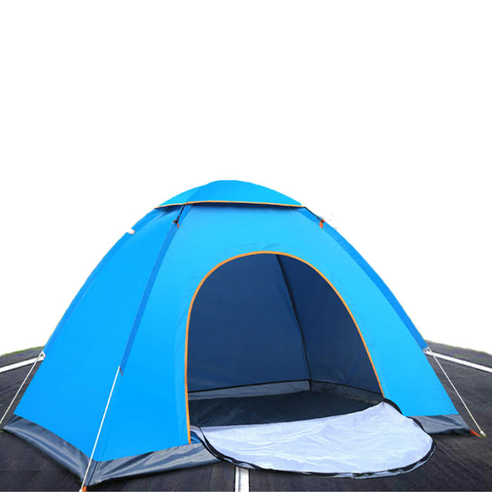 Tenda da campeggio per escursioni all'aperto, anti-UV, per 2 persone, ultraleggera, pieghevole con un solo clic, si apre automaticamente.