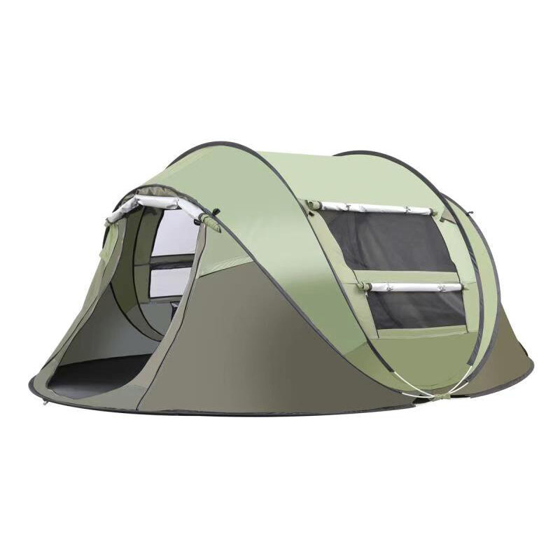 IPRee® Barraca de camping para 5-8 pessoas Configuração automática 3 em 1 Impermeável Resistente aos raios UV Grande barraca Abrigos solares para camping ao ar livre e viagens em família