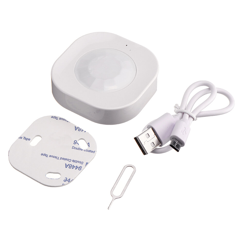Moeshouse ms-sps smart wifi pir motion sensor human detector infrared human induction receiver usb charging version