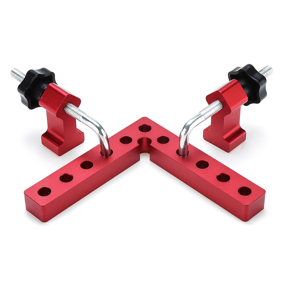 

Aluminum Alloy 100/120mm Precision 90 Degree L-shaped Auxiliary Fixture Positioning Panel Fixing Clip Woodworking Clampi