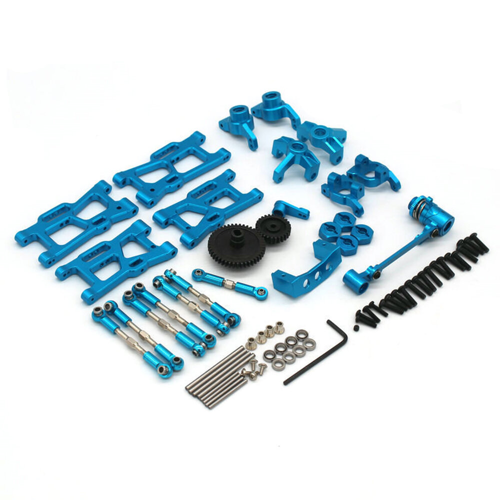 Upgraded Metal Parts Set for Wltoys 144001 144010 144002 124017 124019 1/12 1/14 RC Car Vehicles Mod
