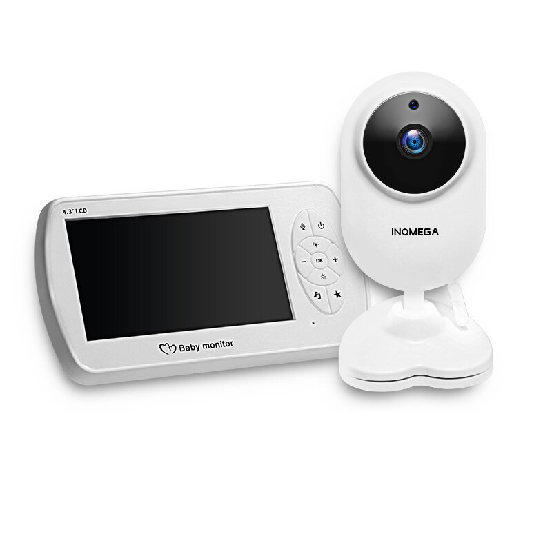 INQMEGA Wireless Baby Monitor 4.3 inch Baby Nanny Security IP Camera Babysitter Night Vision Temperature Monitoring