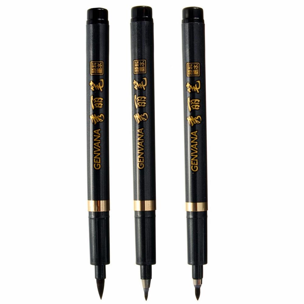 

1Pcs Soft Brush Head Chinese Calligraphy Pen Writing Art Script Painting Brush Pen L/M/S Three Size
