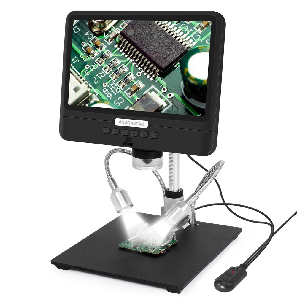 Andonstar AD208S 8.5 Inch 5X-1200X Digitale Microscoop Verstelbare 1280 * 800 Lcd-scherm Microscoop 