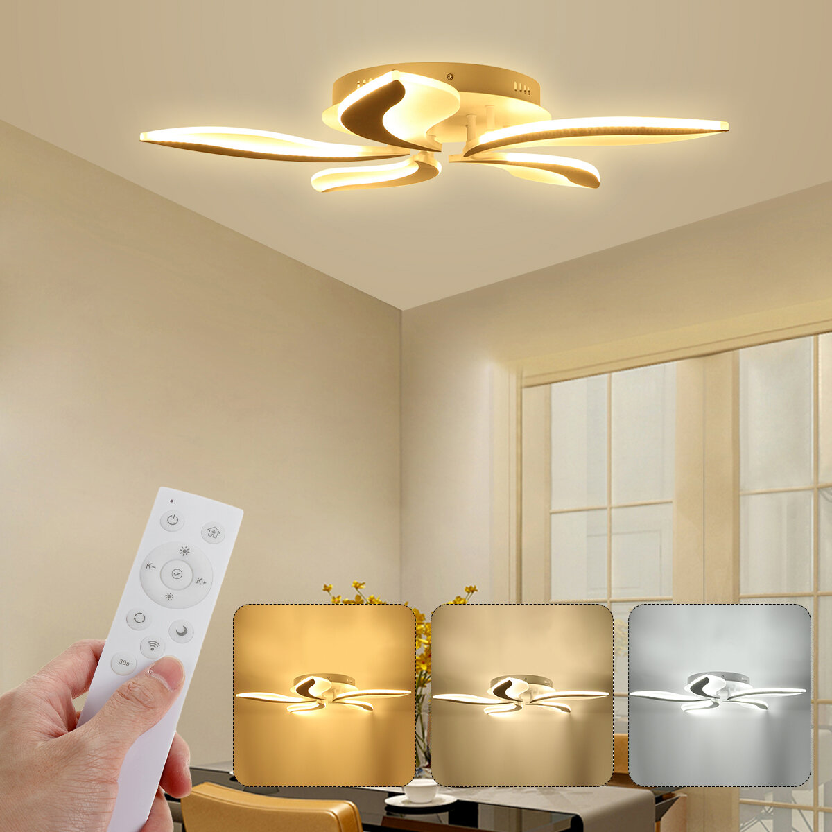 550LED Moderne plafondverlichting Keuken Woonkamer Slaapkamer Kroonluchter Hanglampen