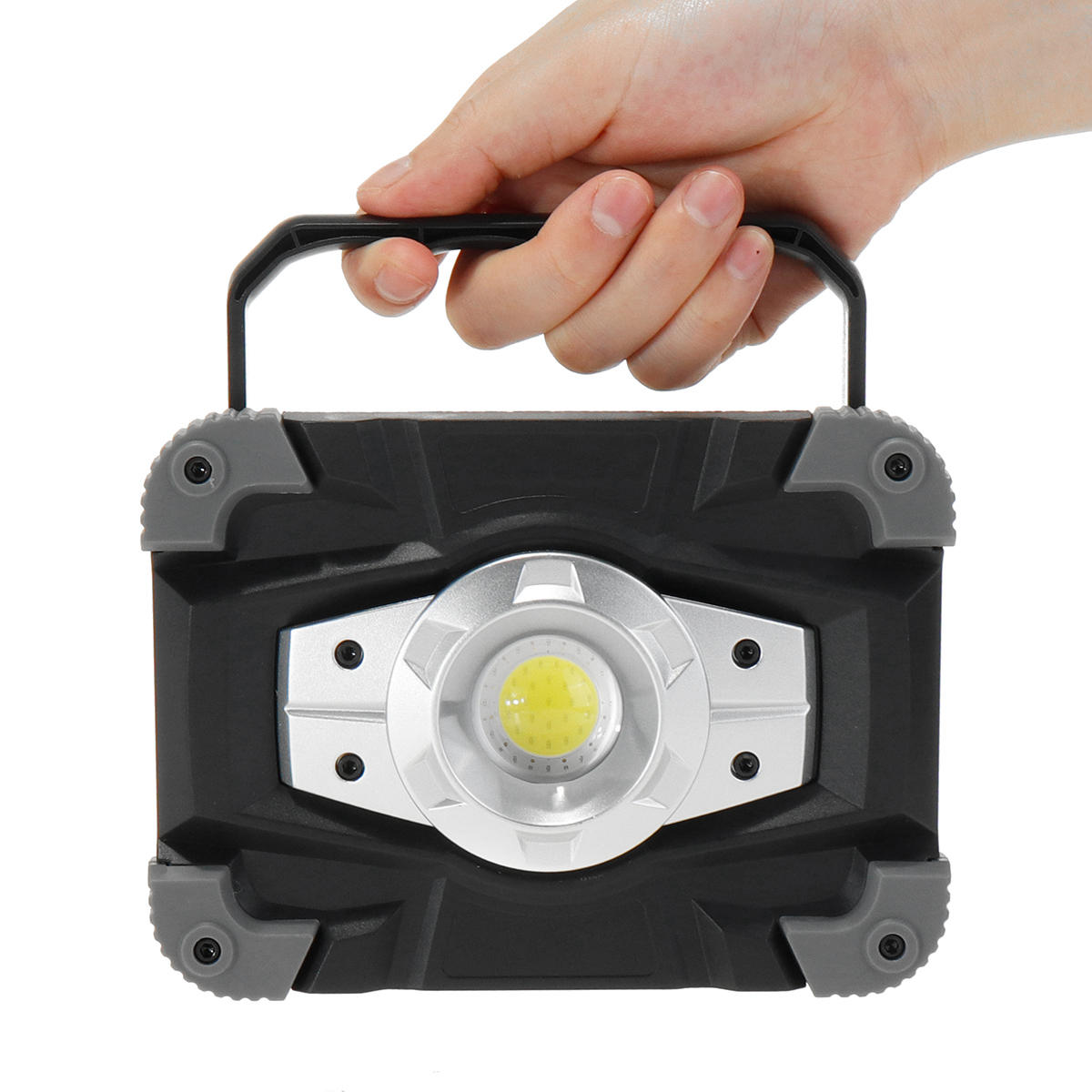 50W COB LED USB Work Light Водонепроницаемы 4 режима наводнения Лампа Прожектор На открытом воздухе Кемпинг Аварийный фонарь