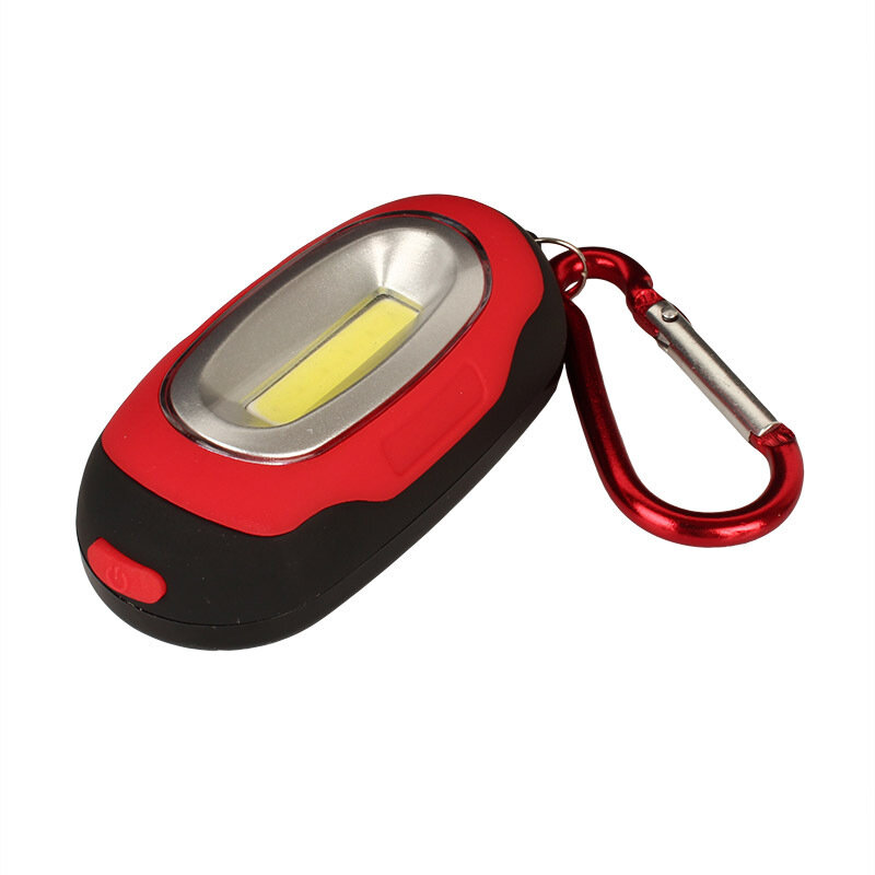 ordozható mágneses kulcstartó zseblámpa fáklya COB LED munkalámpa Camping lámpa Véletlenszerű szín
