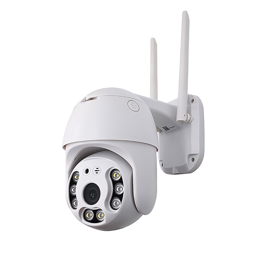 1080P HD 3MP PTZ Security Camera Two-way Talk Mobile Surveillance Cam IR Night Vision Record Playback IP66 Waterproof Su