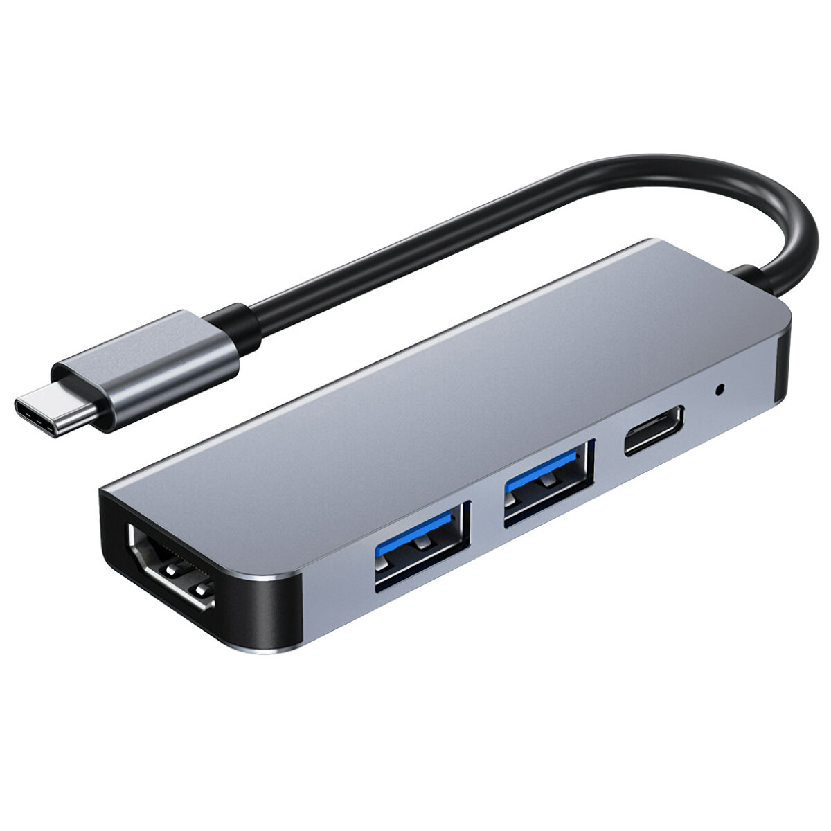 

Концентратор USB 3.0 4 в 1 Тип-C Док-станция USB-адаптер с USB 2.0 USB 3.0 PD 3.0 Power HDMI для портативных ПК Matebook