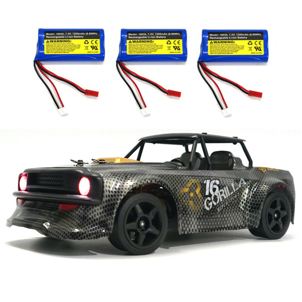 SG PINECONE FOREST 1604 RTR Several Battery 1/16 2.4G 4WD 30km/h RC Car LED Light Drift On-Road Proportional Vehicles Mo