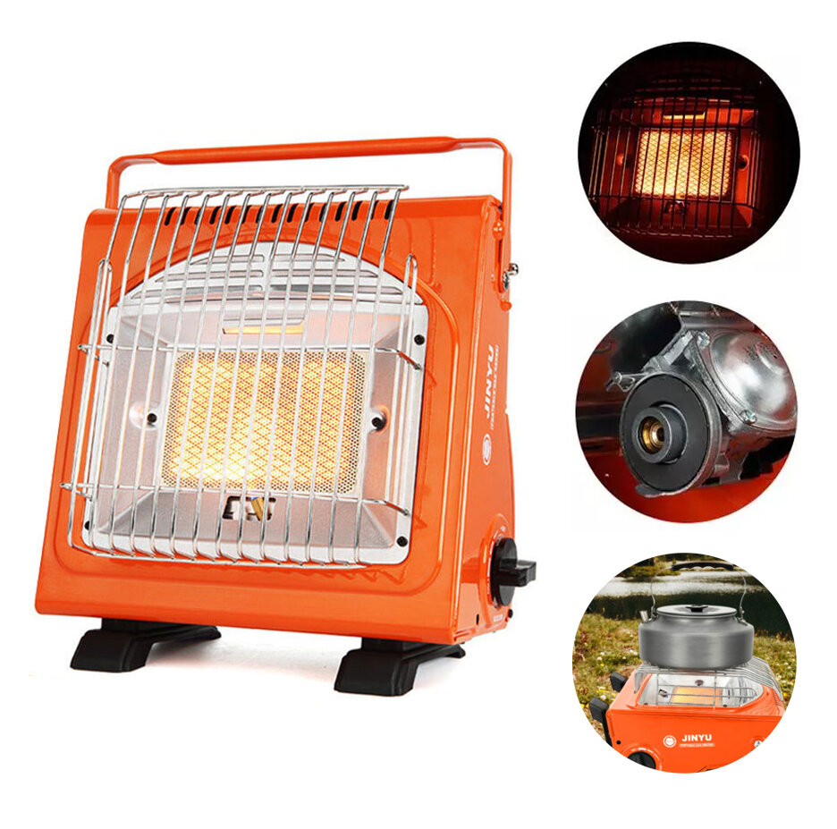 Multi-purpose Winter Heater Portable Gas Heater Outdoors Hiking Camping Picnic Cooker Stove Fishing Iron Heater