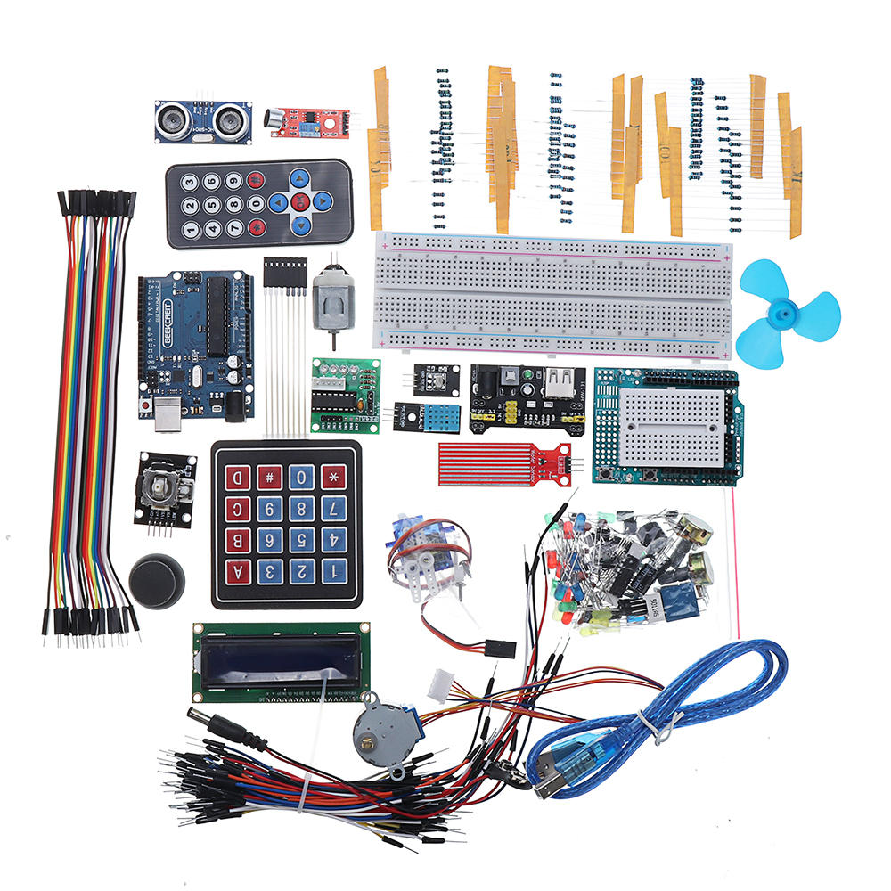 

Geekcreit UN0 R3 Super Starter Kits Geekcreit for Arduino - products that work with official Arduino boards