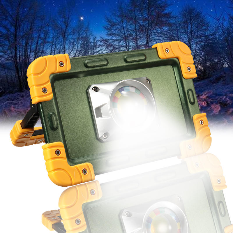 30W Portable Work Spot COB Light Rechargeable Aluminum Alloy Outdoor Camping Fishing Emergency Lamp