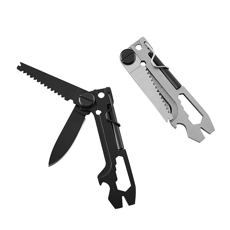 5-w-1 Mini Multi-funkcyjny nóż EDC z piłą kluczem do śrub wyciągaczem gwoździ otwieraczem składanym nożem kempingowym narzędziem awaryjnym do podróży