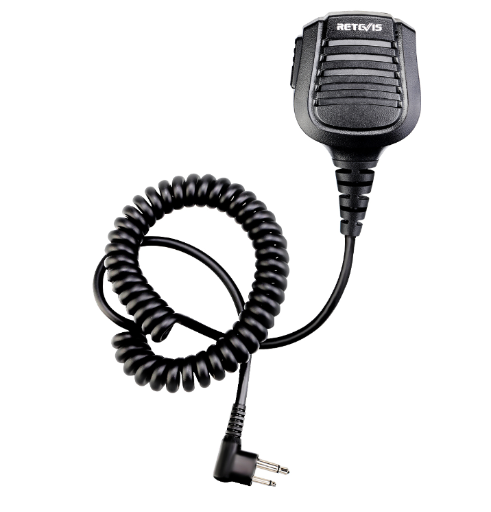 Retevis C9075A HM004 Motorcycle Double Needle Microphone for Two Way Radio Station IP55 Waterproof